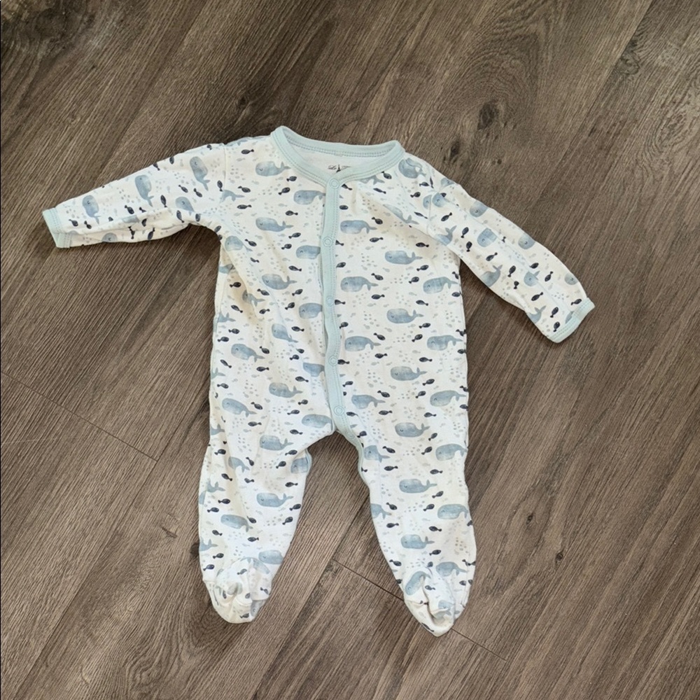 Le Top Adorable Whale Print One Piece